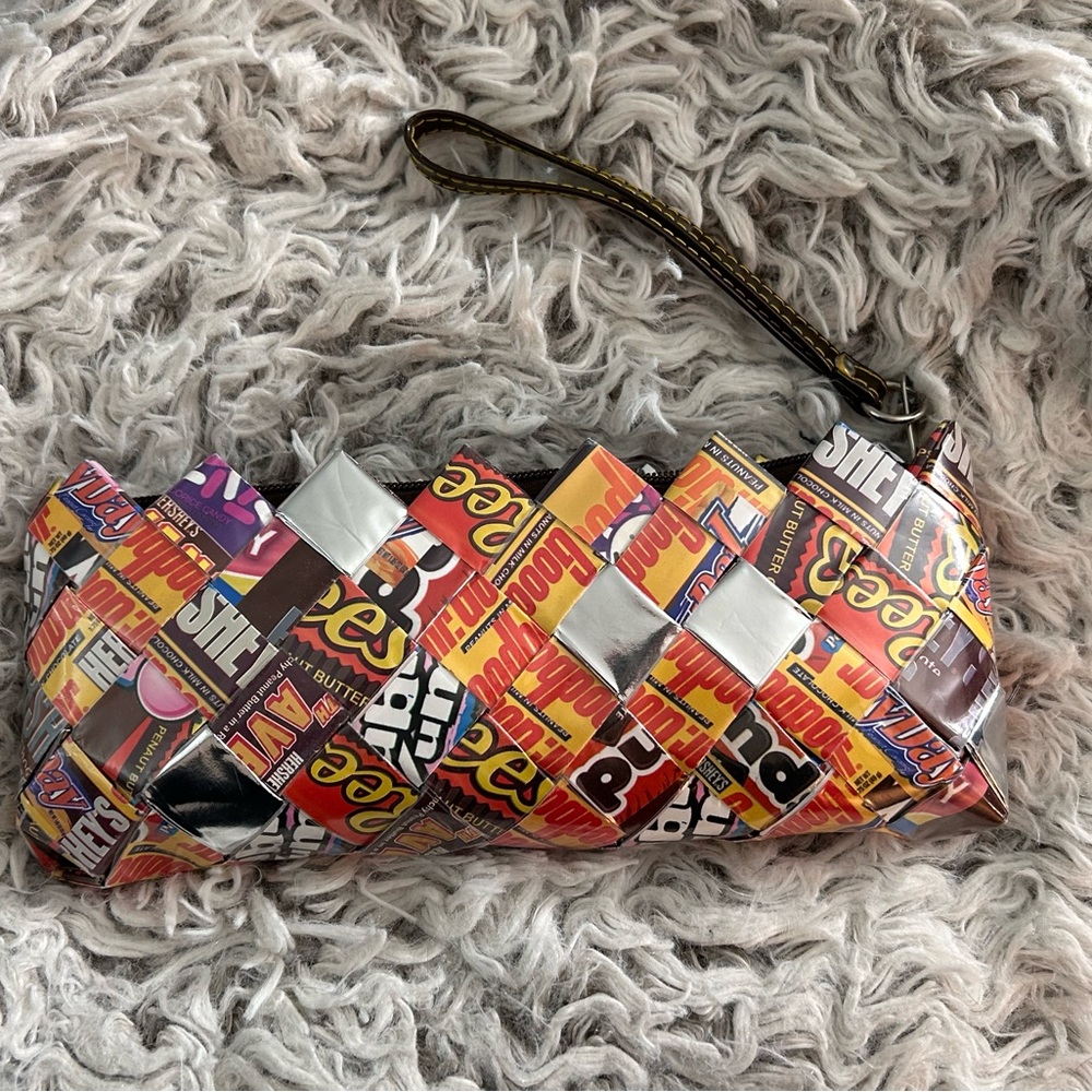 Nahui Ollin Candy Wristlet Clutch Purse Wallet
